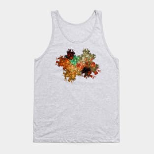 Vintage Flower Bed of Hearts Tank Top